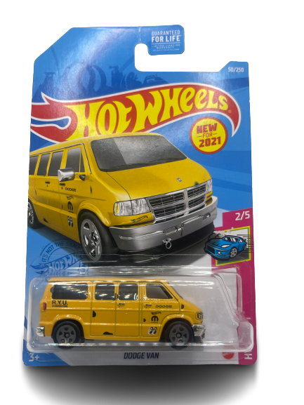 HW Moon Eyes Yellow Dodge Van