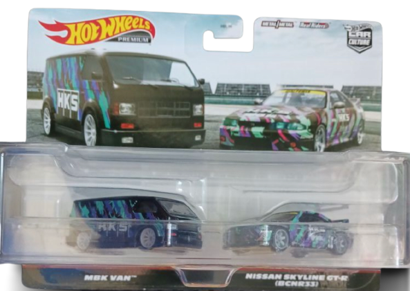HW Premium 2 Pack Mbk Van And Nissan Skyline
