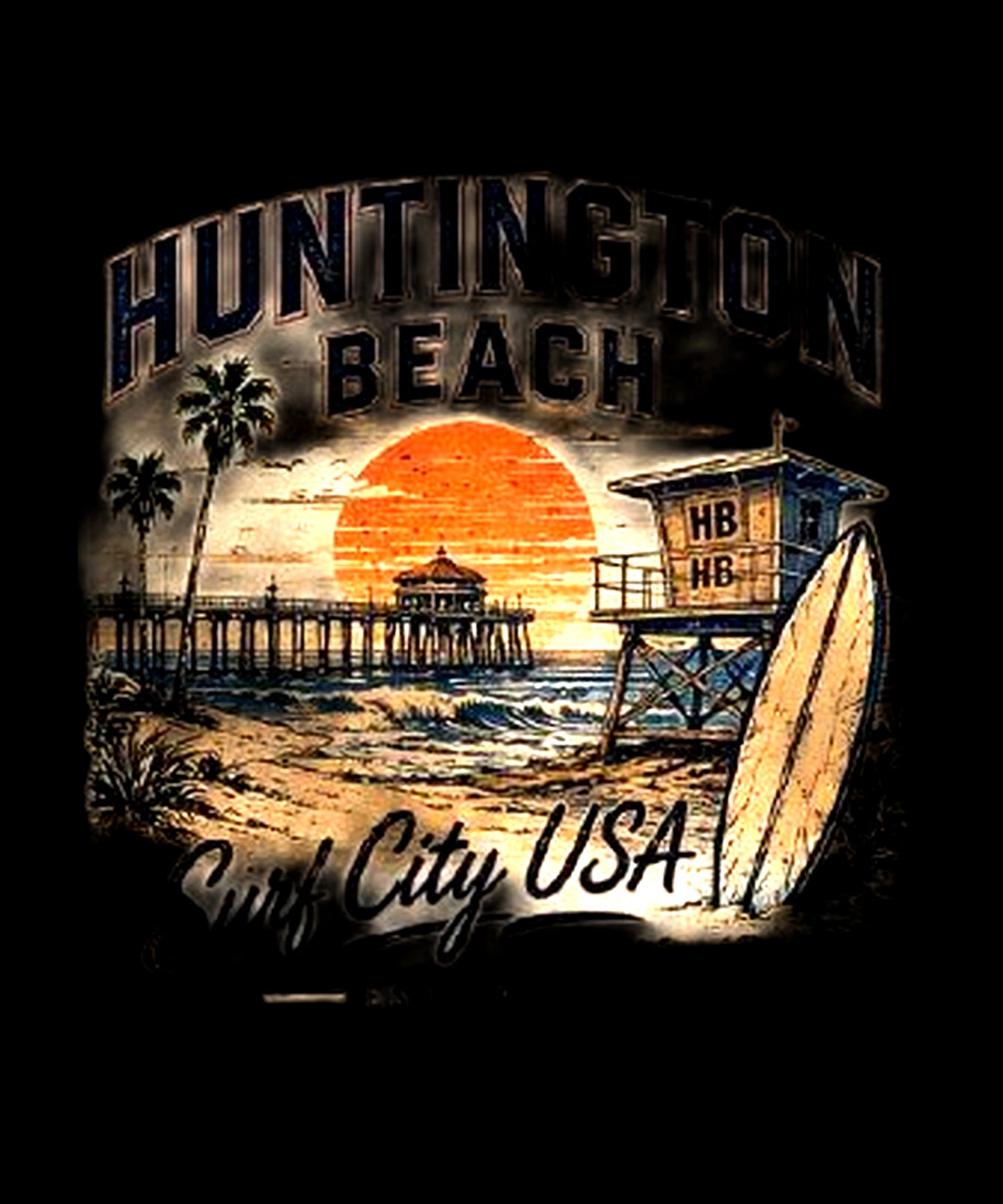 Huntington Beach - Surf City Tee