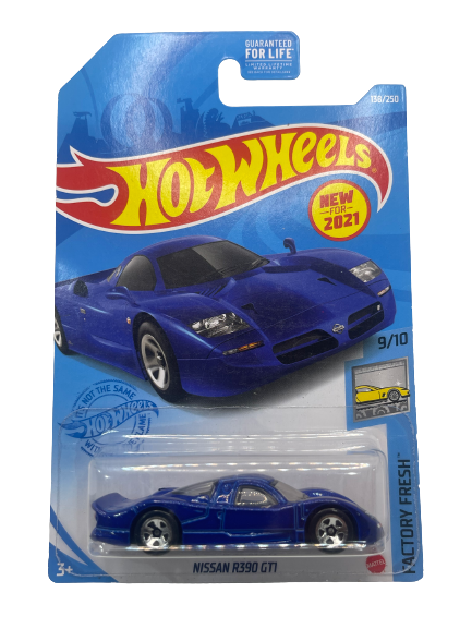 HW Nissan R390 GT1 Blue Car