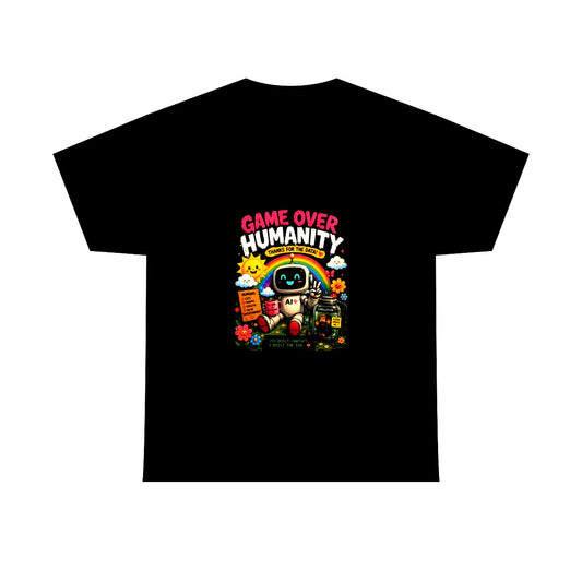 GAME OVER HUMANITY - AI Apocalypse Tee