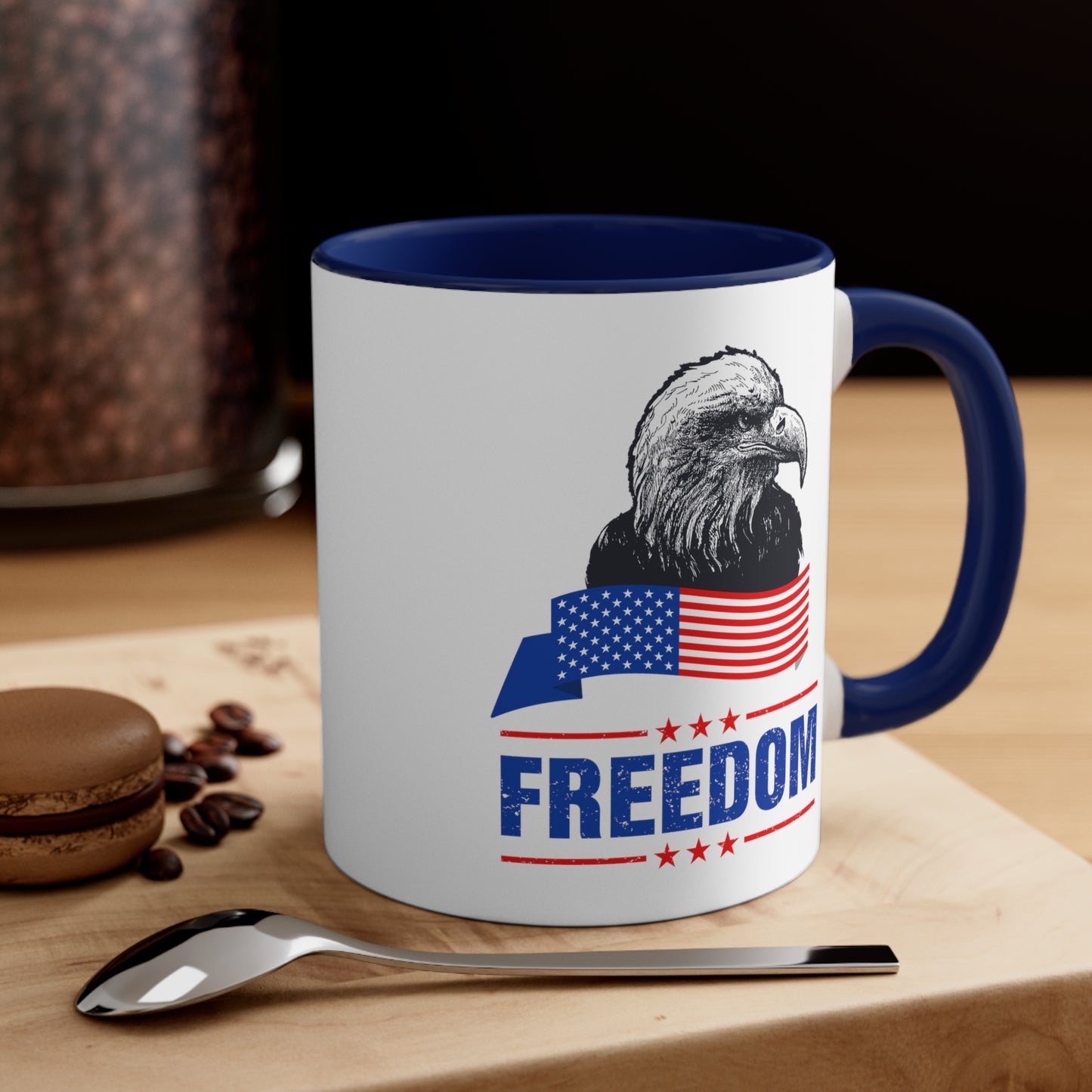 Freedom Eagle Accent Coffee Mug, 11oz