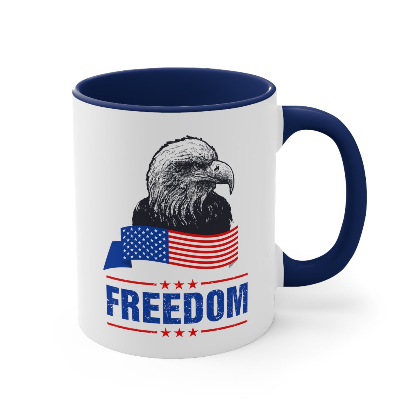 Freedom Eagle Accent Coffee Mug, 11oz