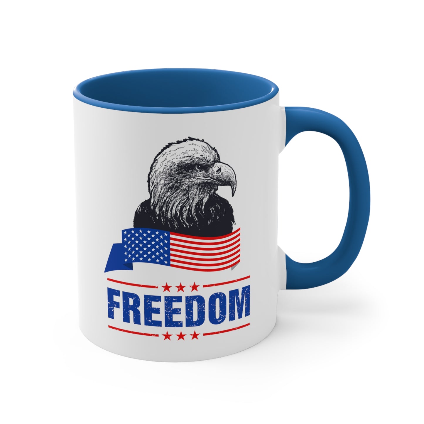 Freedom Eagle Accent Coffee Mug, 11oz