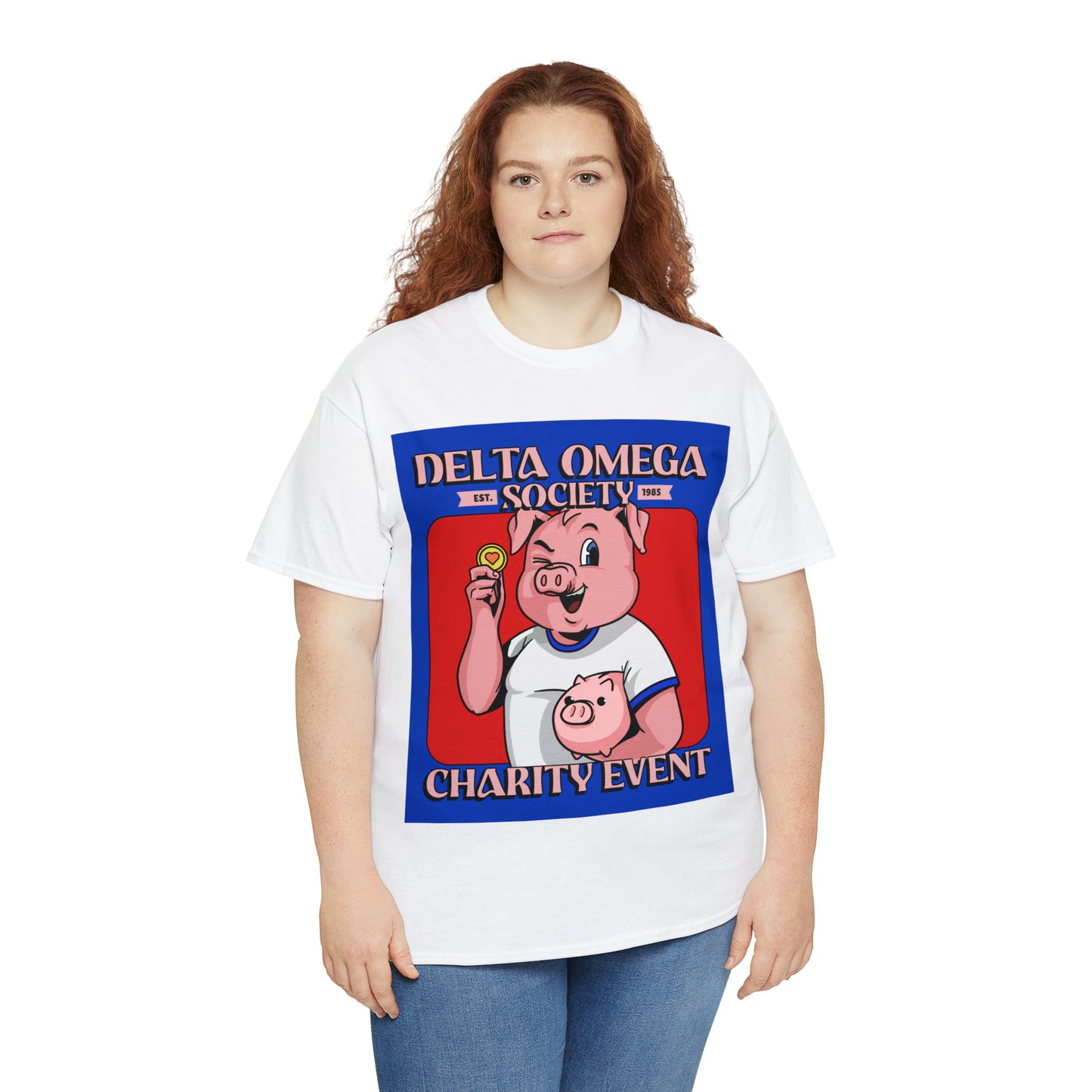 Delta Omega,  Heavy Cotton Tee