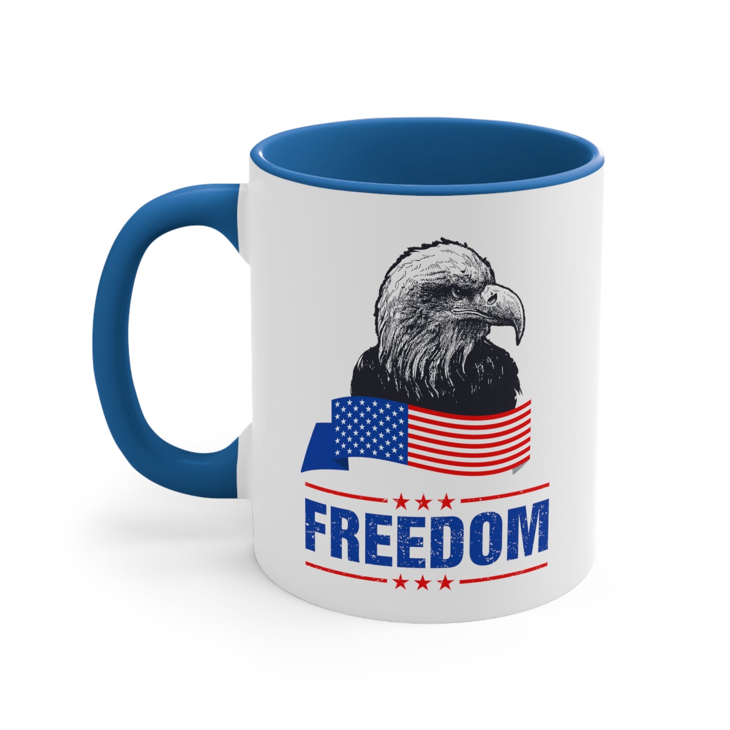 Freedom Eagle Accent Coffee Mug, 11oz