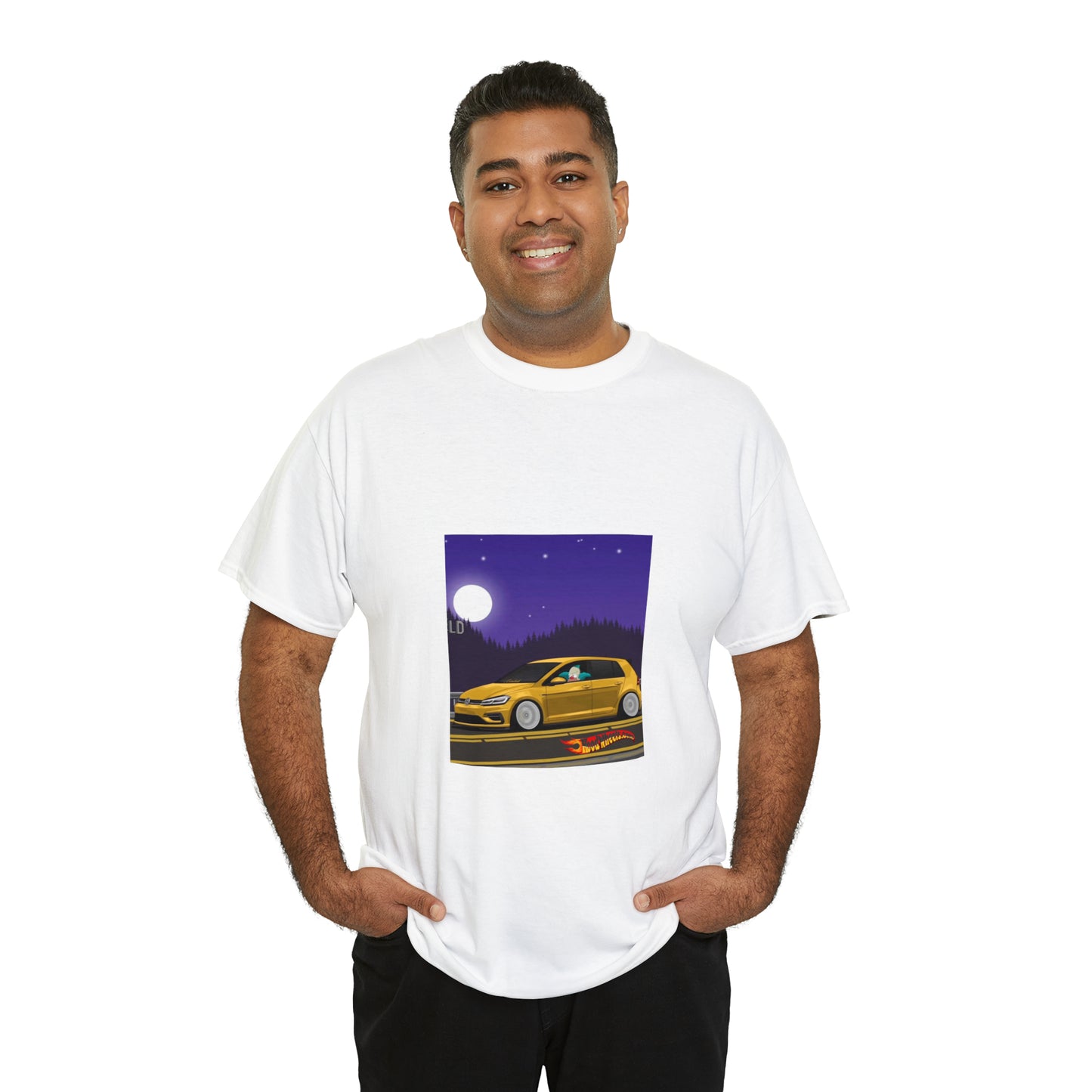 yellow clown, Heavy Cotton Tee