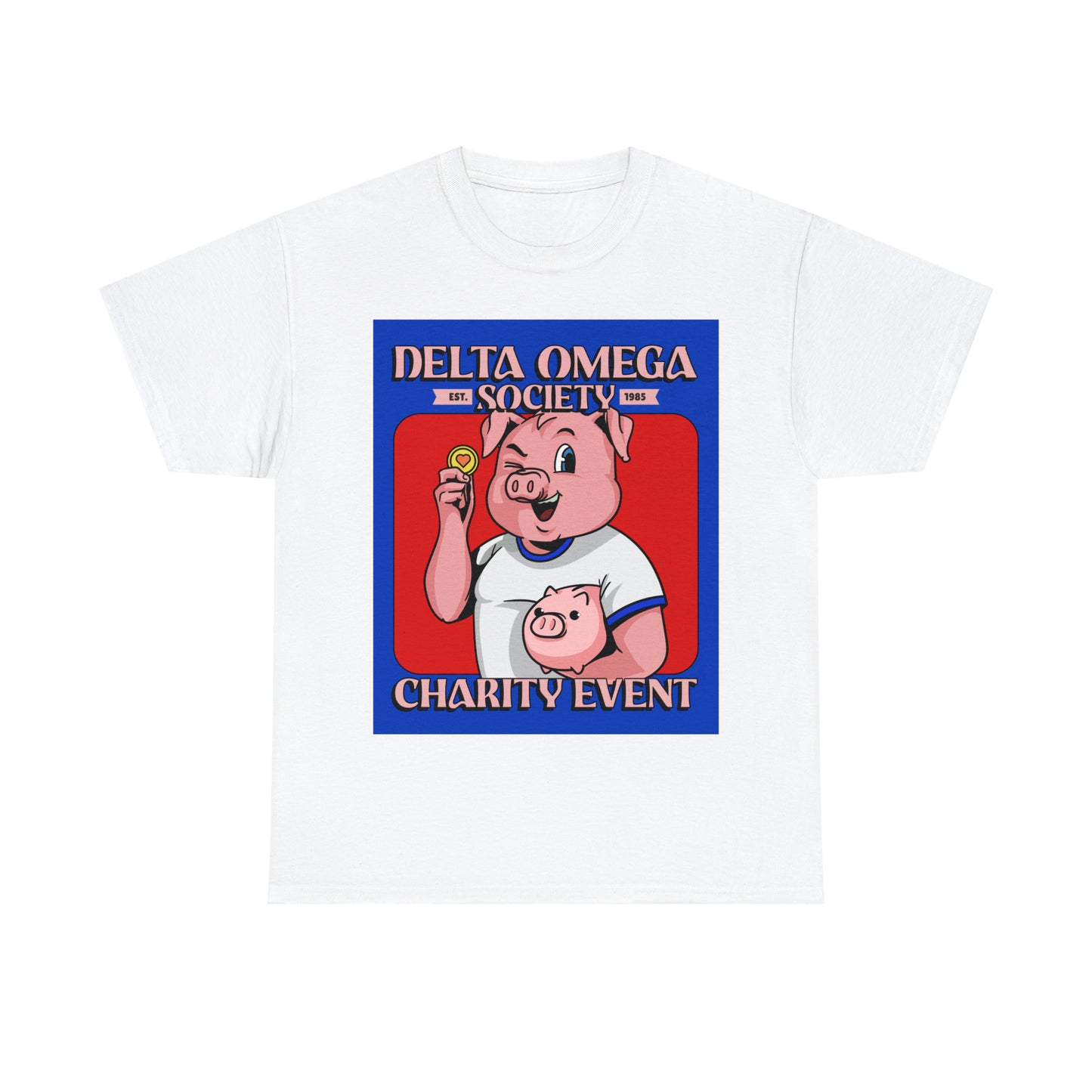 Delta Omega,  Heavy Cotton Tee