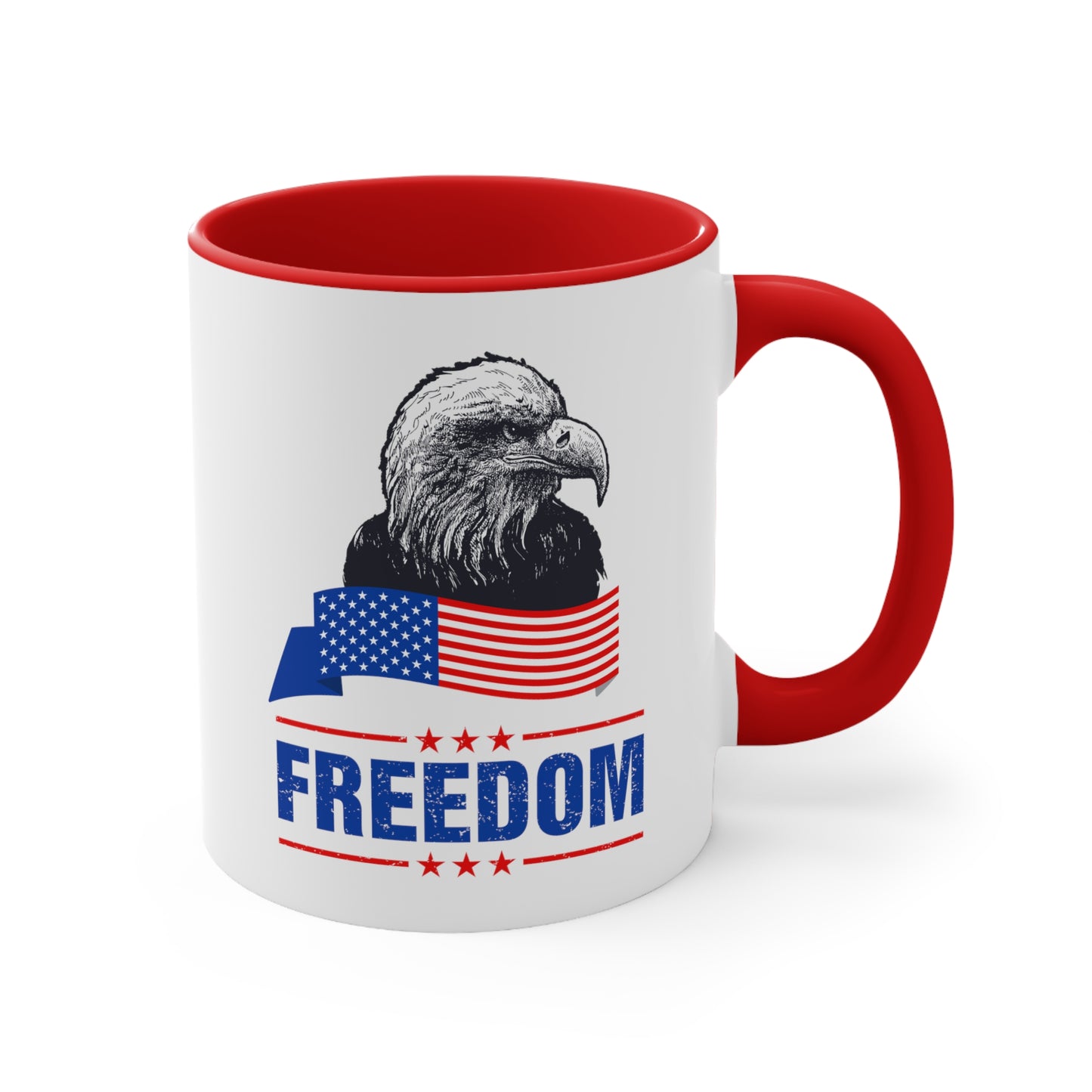 Freedom Eagle Accent Coffee Mug, 11oz