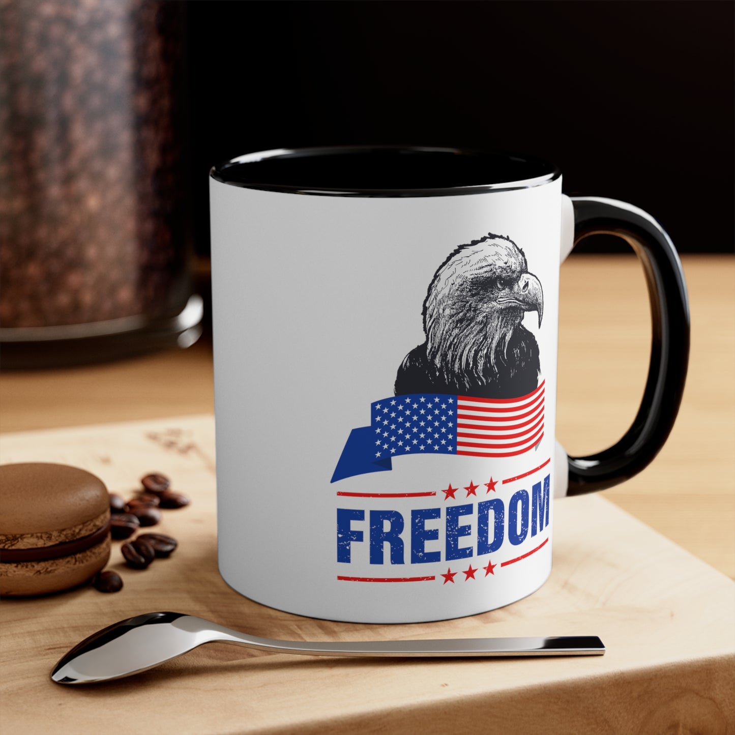 Freedom Eagle Accent Coffee Mug, 11oz