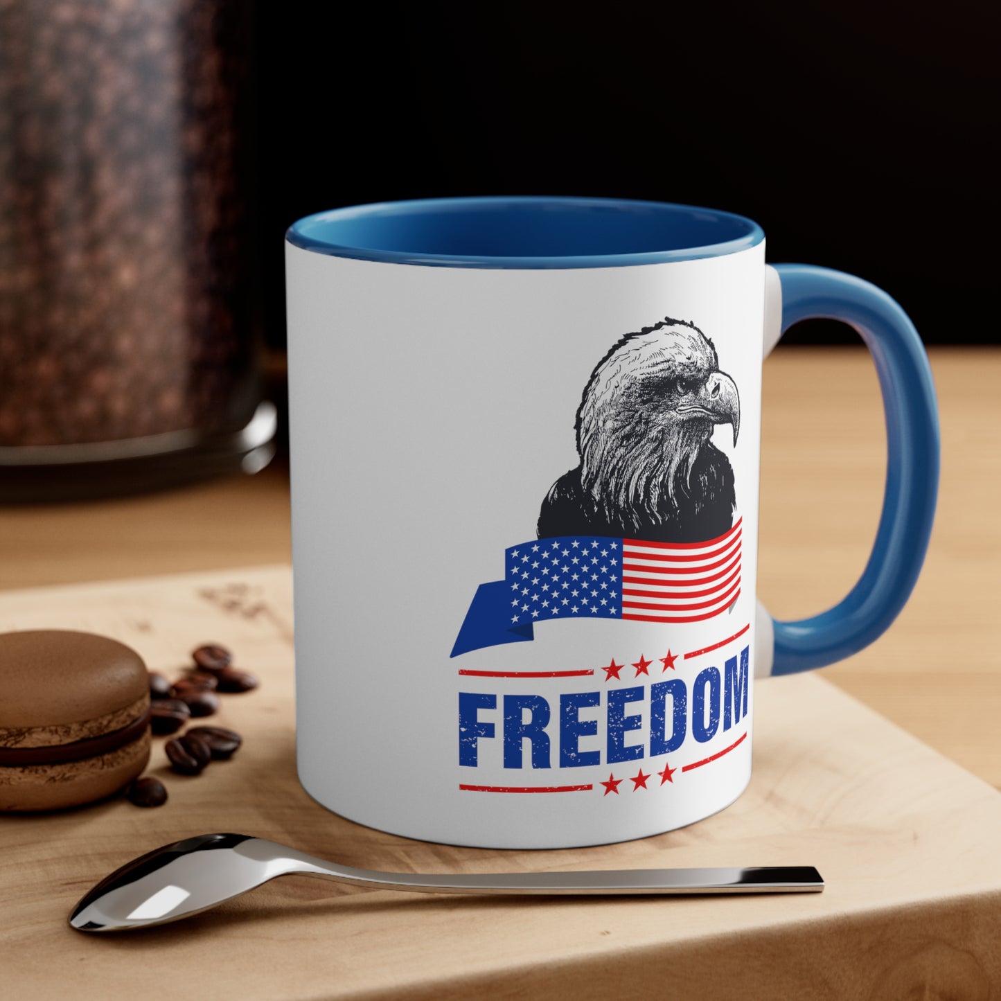 Freedom Eagle Accent Coffee Mug, 11oz