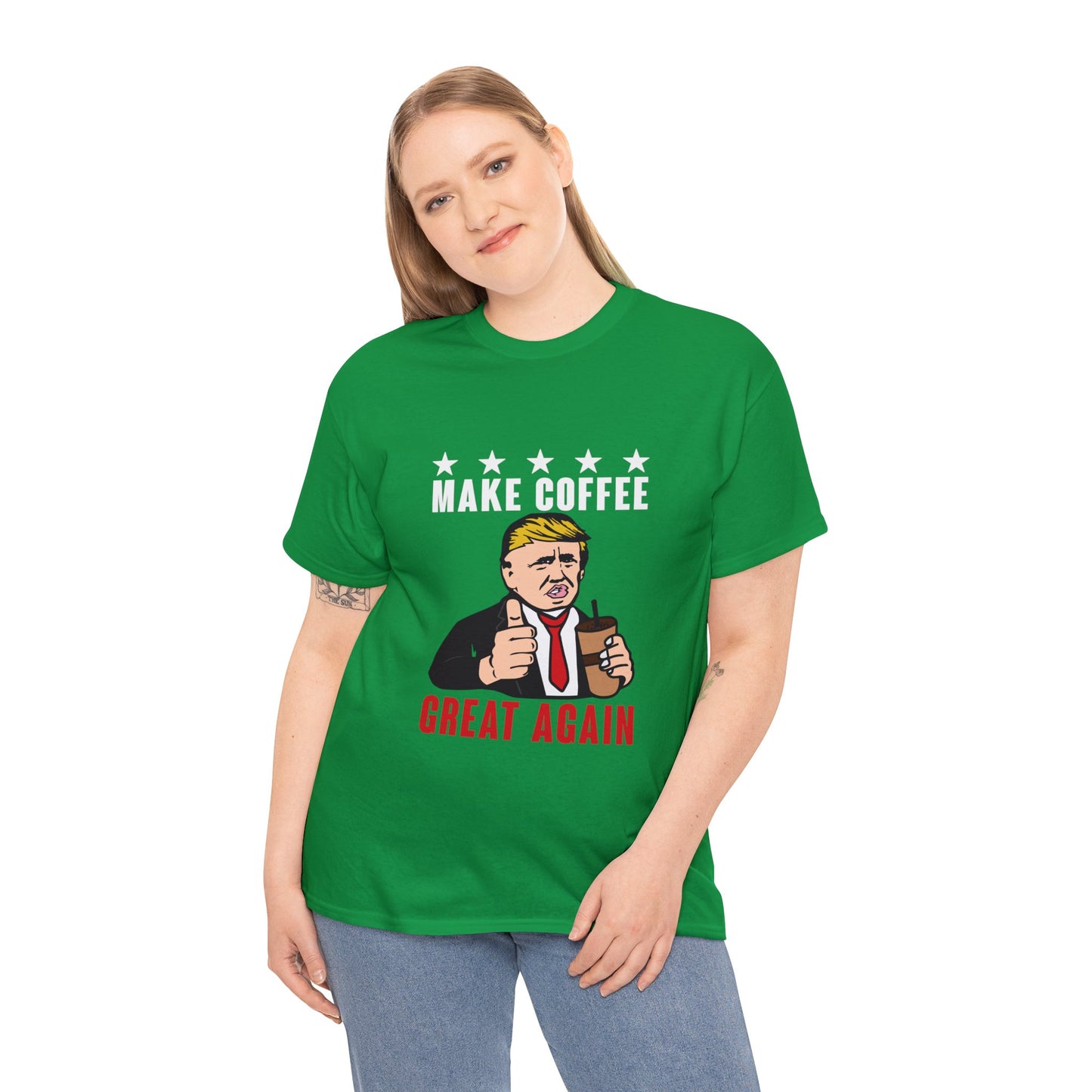 Make coffee, great again, Cotton Tee