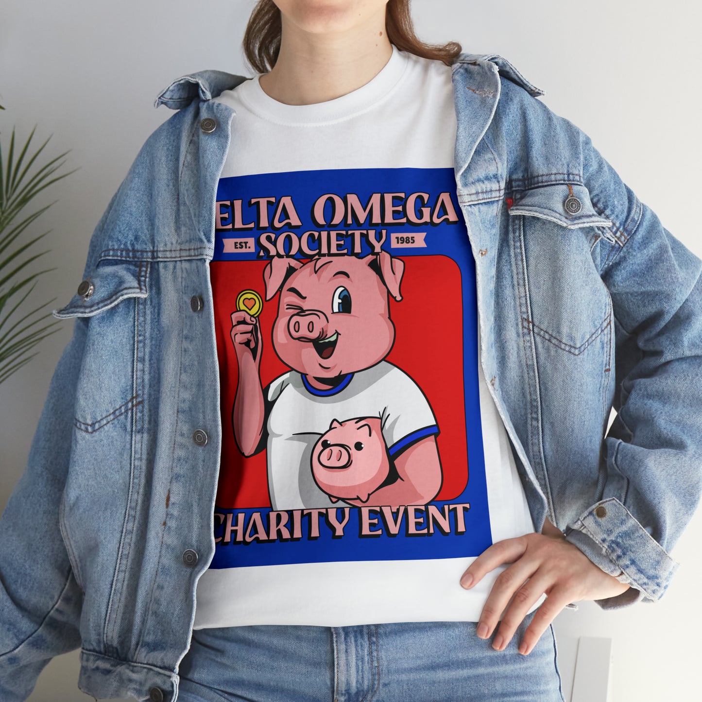 Delta Omega,  Heavy Cotton Tee