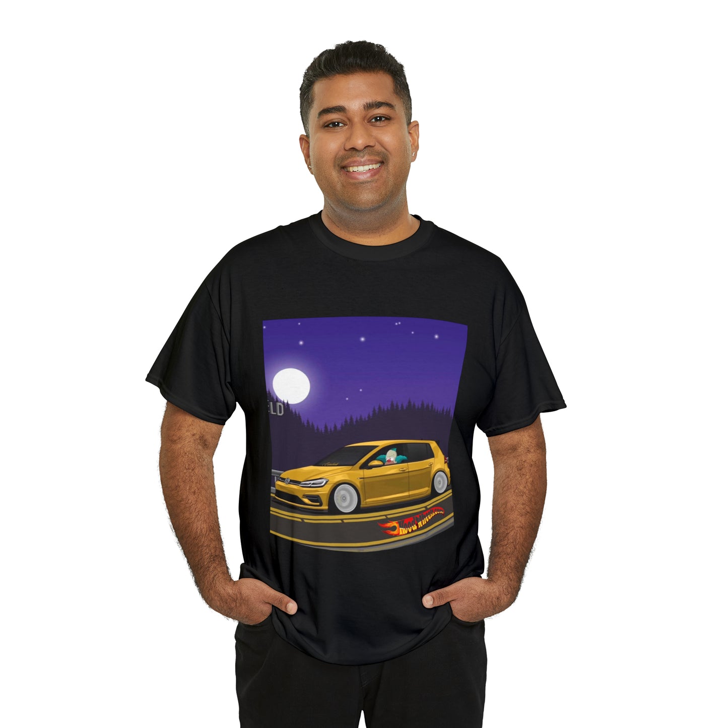 yellow clown, Heavy Cotton Tee