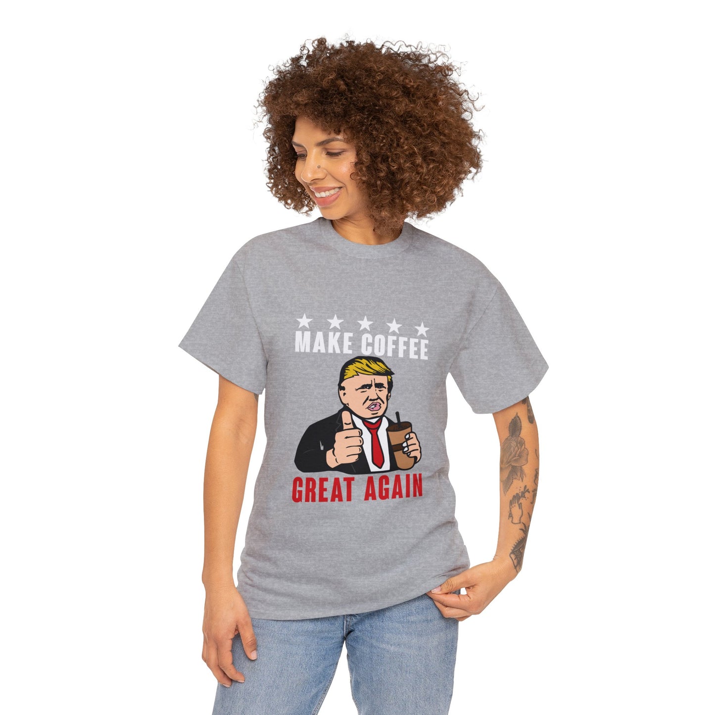 Make coffee, great again, Cotton Tee