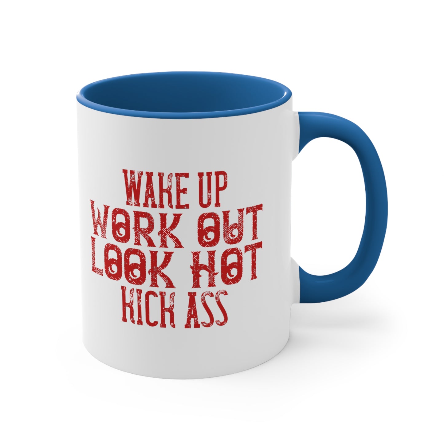 Wake Up Accent Coffee Mug, 11oz