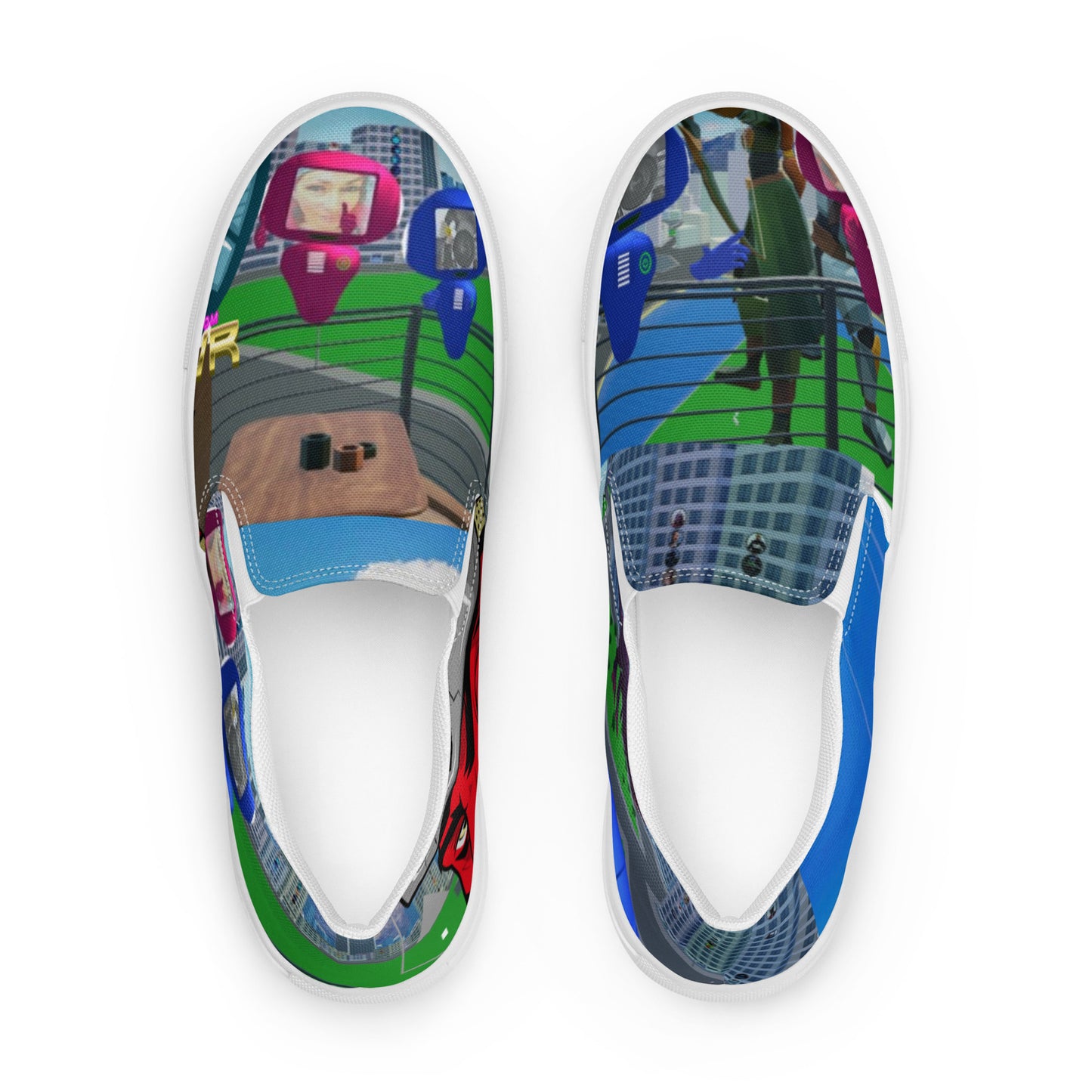 ladies  Slip-On Canvas Shoes