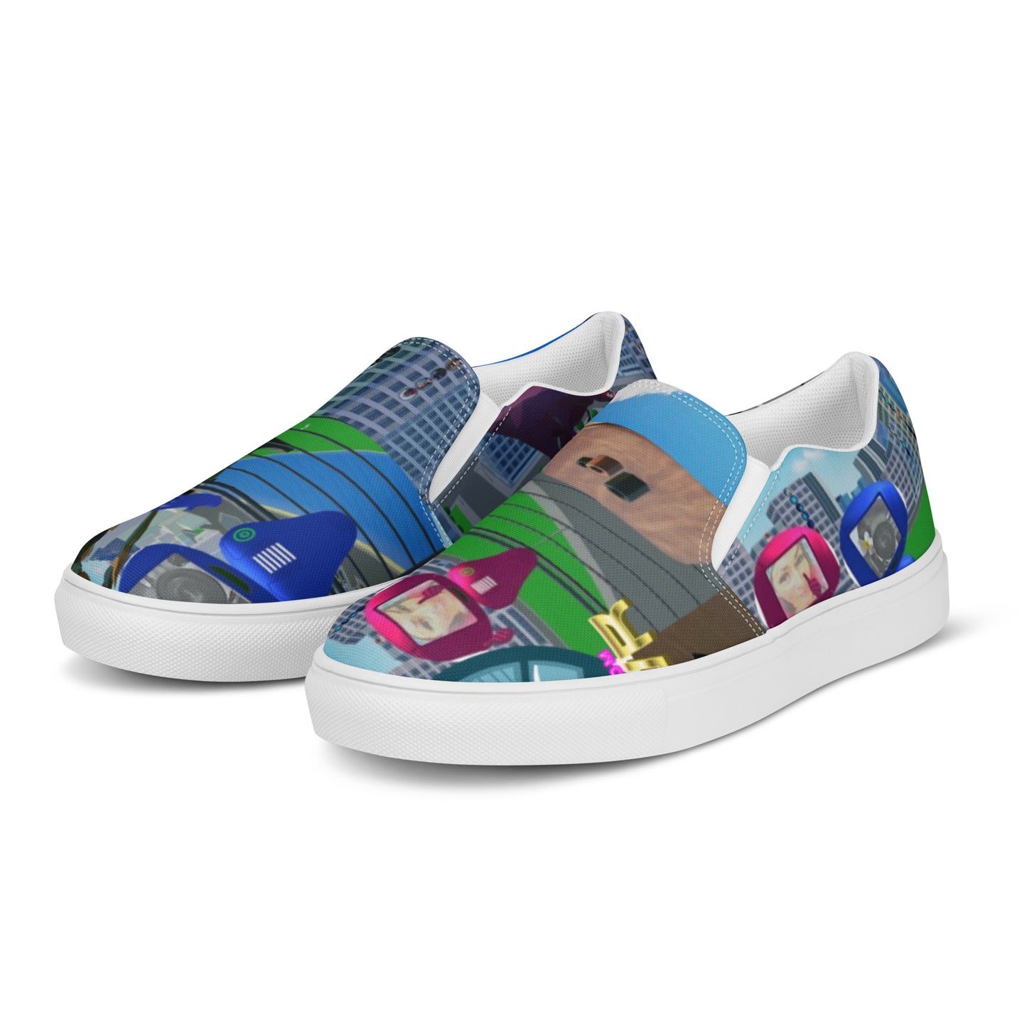 ladies  Slip-On Canvas Shoes