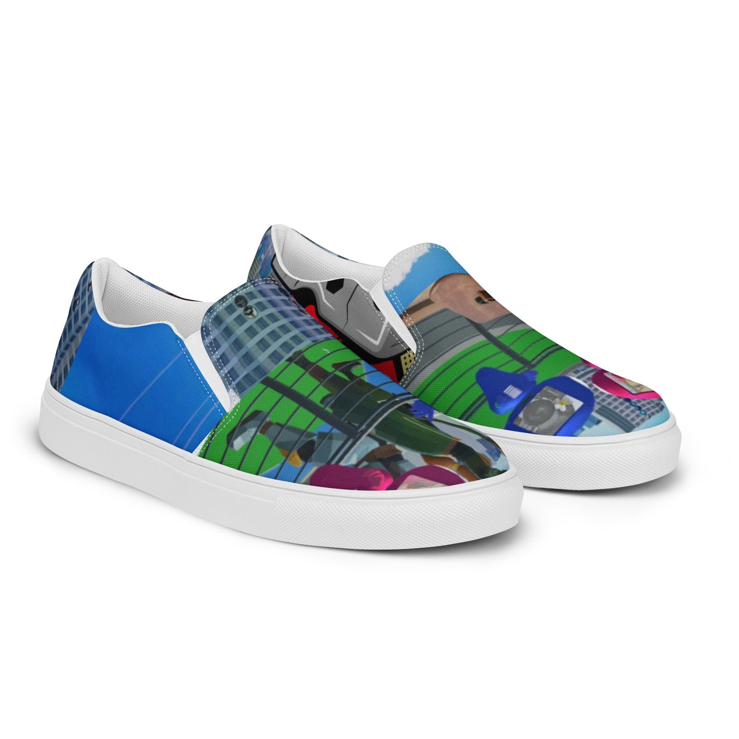 ladies  Slip-On Canvas Shoes